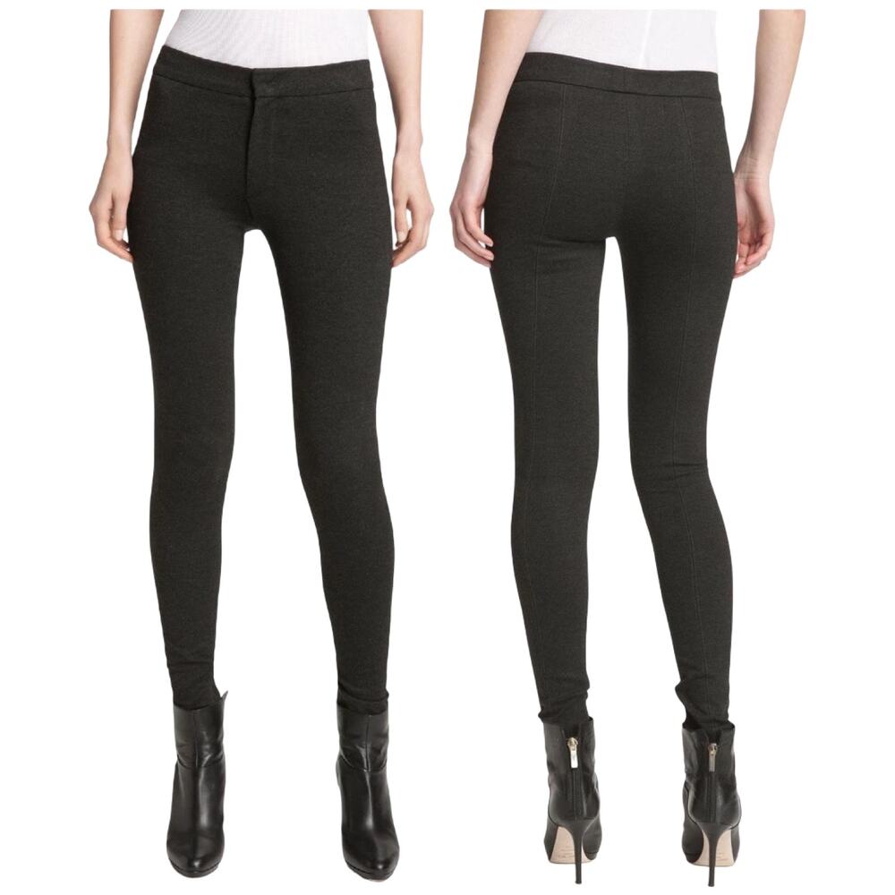 Vince zip hem legging skinny pants dark gray size 8